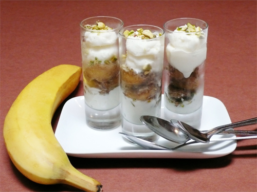 Coconut Banana Split Deconstructed recipe photo
